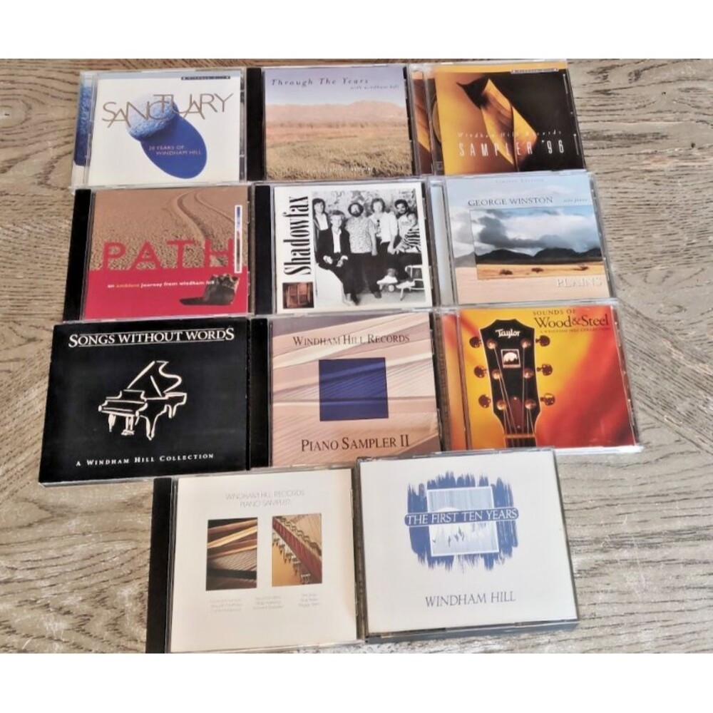 Various Artists - Windham Hill CD Lot (12 Albums) George Winston Piano, Guitar